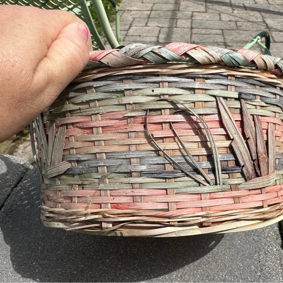 Multicolor Woven Basket - Picture 5 of 8